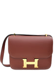 Hermes Rouge H Constance III Mini Re-Edition Bag
