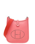 Hermes Rose Azalea Evelyne TPM Bag