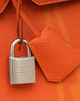 Hermes Feu Coup De Soleil Birkin HAC 40 Shadow Clochette and Lock Bag