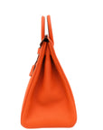 Hermes Feu Coup De Soleil Birkin HAC 40 Shadow Clochette and Lock Bag