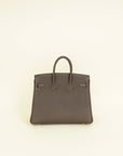 Hermes Ecorce Togo Retourne Birkin 25 Bag