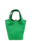 Hermes Bamboo Picotin Lock 18 Monochrome Bag