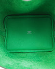 Hermes Bamboo Picotin Lock 18 Monochrome Bag