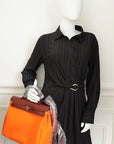Hermes Bicolor Herbag Zip Laque 31 PM Bag