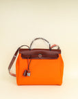 Hermes Bicolor Herbag Zip Laque 31 PM Bag
