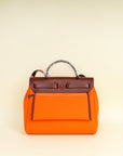 Hermes Bicolor Herbag Zip Laque 31 PM Bag