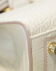 Hermes Beton Matte Alligator Mississippiensis Birkin 25 Sellier Bag
