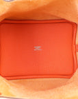 Hermes Orange Poppy Picotin Lock 18 Bag