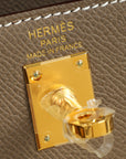 Hermes Etoupe Kelly Sellier 25 Bag