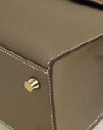Hermes Etoupe Kelly Sellier 25 Bag