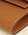 Hermes Gold Kelly To Go Wallet