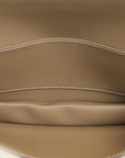 Hermes Etoupe Birkin Shadow Clutch