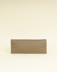 Hermes Etoupe Birkin Shadow Clutch