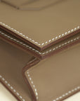 Hermes Etoupe Birkin Shadow Clutch