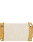 Hermes Bicolor Toile H Swift Birkin 25 Bag