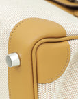 Hermes Bicolor Toile H Swift Birkin 25 Bag