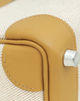 Hermes Bicolor Toile H Swift Birkin 25 Bag