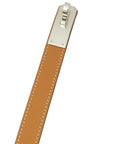 Hermes Gold Kelly Pocket Belt