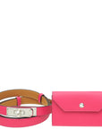 Hermes Rose Extreme Kelly Pocket Belt