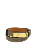 Hermes Etoupe Kelly 18 Belt