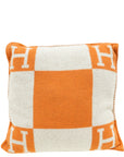 Hermes Bicolor Avalon Wool and Cashmere Pillow, Small Model
