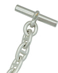 Hermes Sterling Silver Chaine D'Ancre Bracelet 17