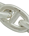 Hermes Sterling Silver Chaine D'Ancre Bracelet 17