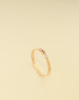 Hermes 18K Rose Gold 61 Diamond Kelly Bracelet