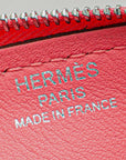 Hermes Rose Azalee Zipengo Chaine D'Ancre GM Pouch