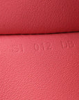 Hermes Rose Azalee Zipengo Chaine D'Ancre GM Pouch