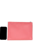 Hermes Rose Azalee Zipengo Chaine D'Ancre GM Pouch
