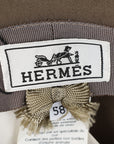 Hermes Etoupe Hampton Hat