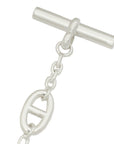 Hermes Sterling Silver Farandole Long Necklace