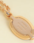 Hermes Noir Mini Maillon Pendant, Small Model
