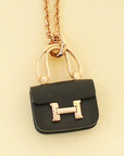 Hermes 18K Rose Gold Amulettes Constance Necklace