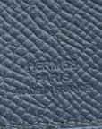 Hermes Bleu Minuit Tarmac Passport Holder