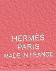 Hermes Rose Azalée Evercolor R.M.S Passport Holder