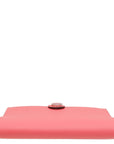 Hermes Rose Azalée Evercolor R.M.S Passport Holder