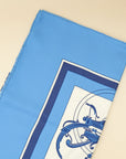 Hermes Bicolor Ex Libris Scarf 90