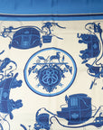 Hermes Bicolor Ex Libris Scarf 90