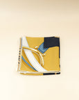 Hermes Tricolor Grand Manege Detail Silk Scarf 70