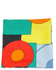 Hermes Multicolor Gianpaolo Pagni Cavalier en Formes Scarf 90
