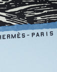Hermes Multicolor Gianpaolo Pagni Cavalier en Formes Scarf 90