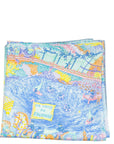Hermes Tricolor Les Folies Du Faubourg Scarf 90