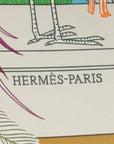 Hermes Tricolor Precious Paradise Scarf 90