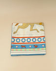 Hermes Blanc Multicolor Tea for Two scarf 90
