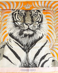 Hermes Tricolor Tigre Royal Double Face Scarf 90