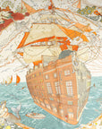 Hermes Tricolor Flagship Silk Scarf 90