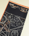 Hermes Tricolor Complication Equestre Scarf 90