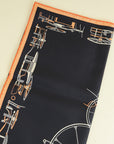 Hermes Tricolor Complication Equestre Scarf 90
